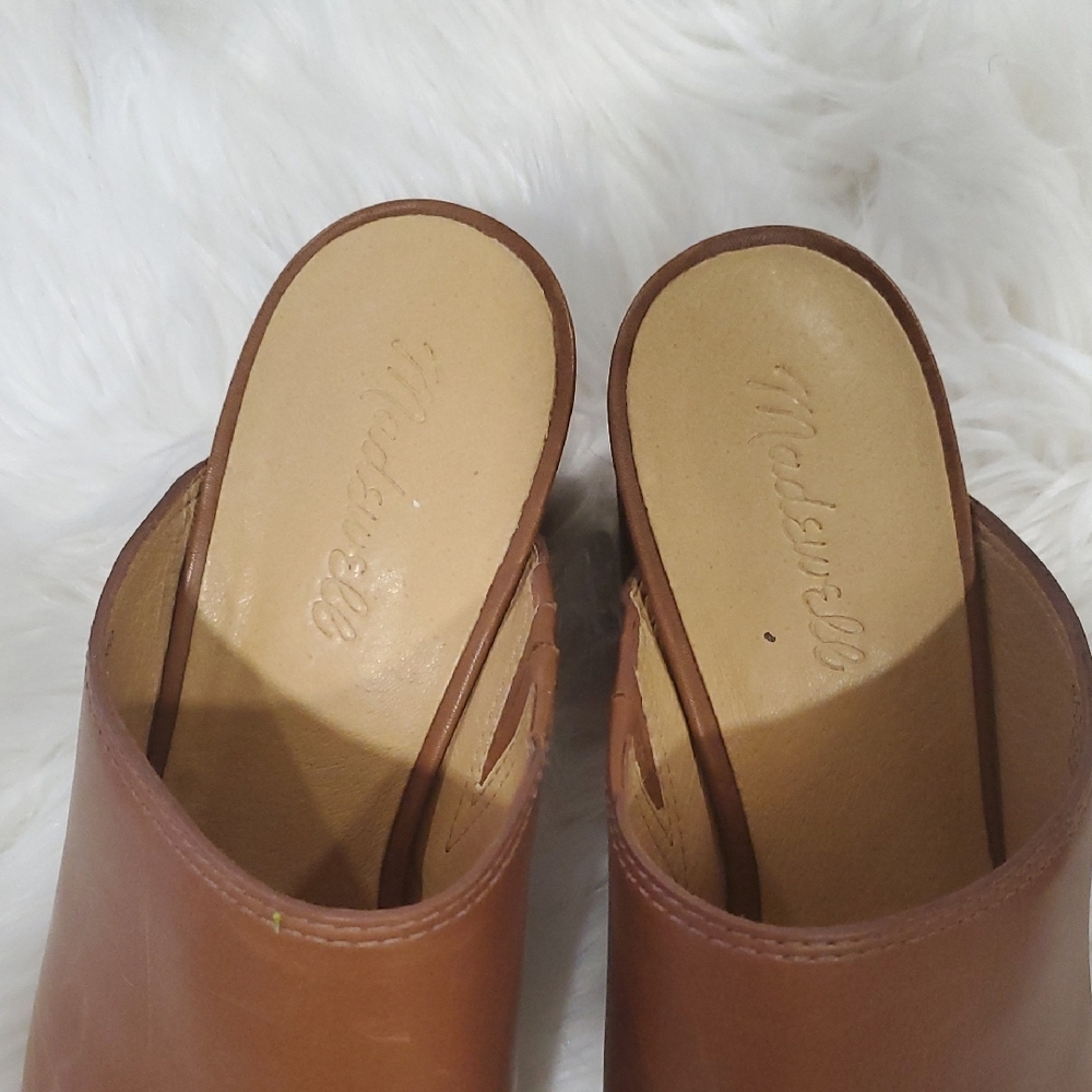 Madewell Classic Brown Leather  Slip-On Loafers - Picture 2 of 13